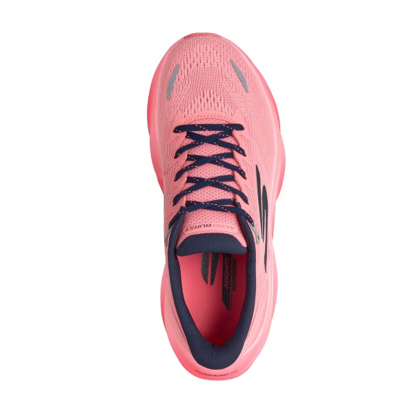 SKECHERS AERO BURST ROSA ZAPATILLAS RUNNING MUJER VISTA SUPERIOR,ARISTARUN