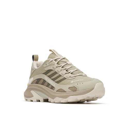 MERRELL MOAB SPEED 2 GTX MUTED SAGE ZAPATILLAS TREKKING MUJER VISTA LATERAL,ARISTARUN