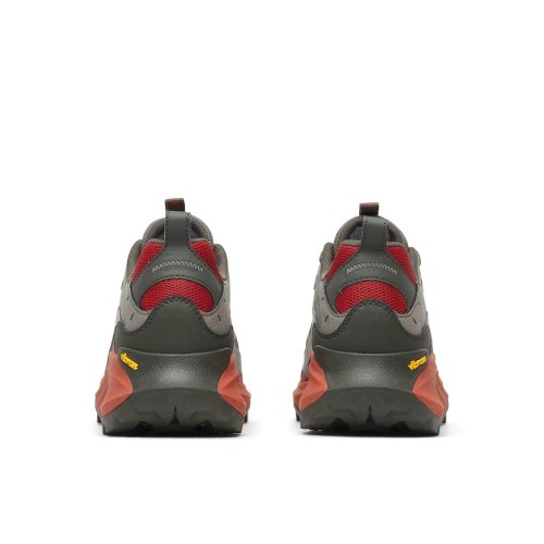 MERRELL MOAB SPEED 2 GTX GRIS ROJO ZAPATILLAS TREKKING HOMBRE VISTA TRASERA,ARISTARUN