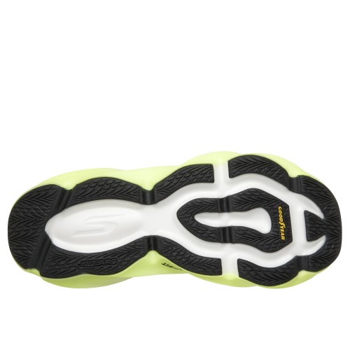 SKECHERS AERO BURST AMARILLO ZAPATILLAS RUNNING HOMBRE VISTA SUELA,ARISTARUN