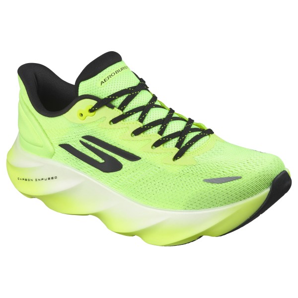 SKECHERS AERO BURST AMARILLO ZAPATILLAS RUNNING HOMBRE VISTA LATERAL,ARISTARUN