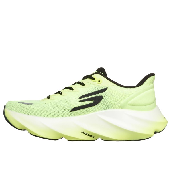 SKECHERS AERO BURST AMARILLO ZAPATILLAS RUNNING HOMBRE VISTA INTERIOR,ARISTARUN