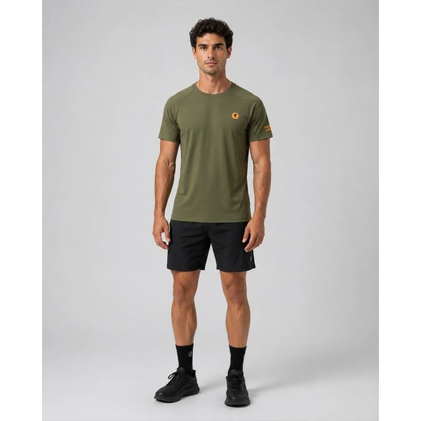 PIMIENTO NEGRO CAMISETA TECNICA KHAKI HOMBRE
