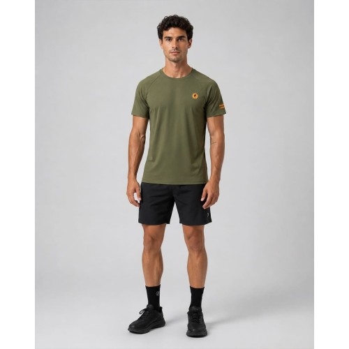 PIMIENTO NEGRO CAMISETA TECNICA KHAKI HOMBRE