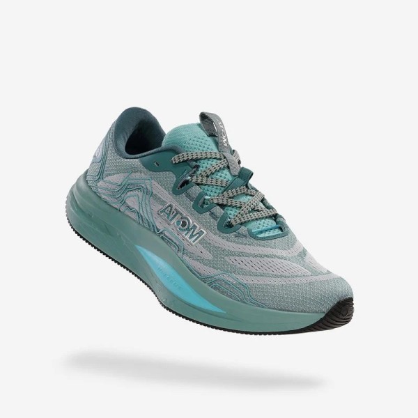 ATOM PRIME TEAL ZAPATILLAS RUNNING HOMBRE VISTA LATERAL,ARISTARUN