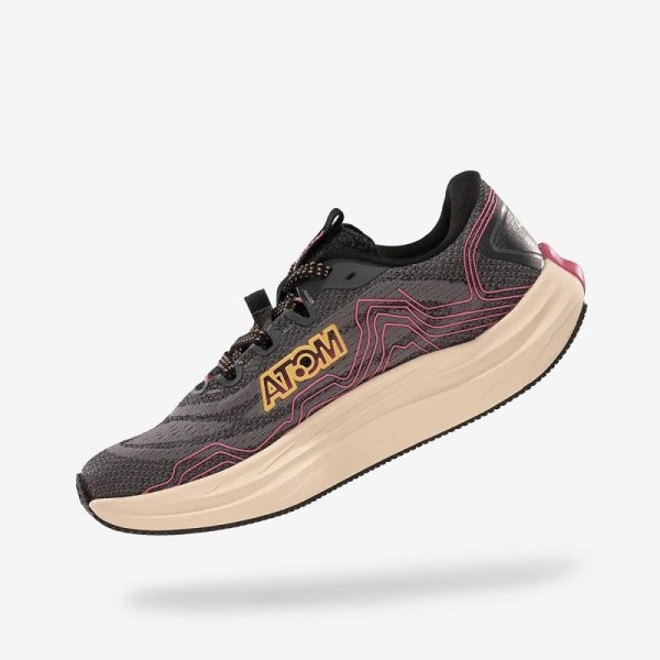 ATOM PRIME BLACK ZAPATILLAS RUNNING MUJER VISTA INTERIOR,ARISTARUN