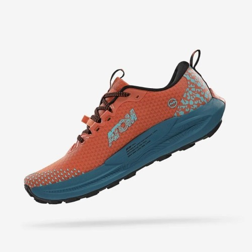 ATOM TERRA V3 ORANGE BLUE ZAPATILLAS TRAIL HOMBRE VISTA INTERIOR,ARISTARUN