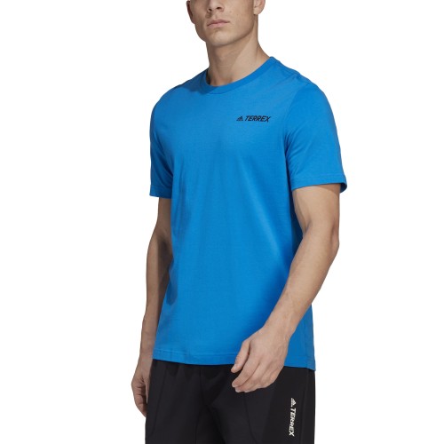 TERREX CAMISETA TX MOUN GFX AZUL DELANTE, ARISTARUN