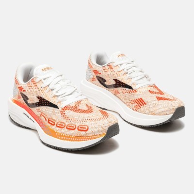 JOMA R.6000 BLANCO NARANJA ZAPATILLAS RUNNING HOMBRE VISTA EXTERIOR,ARISTARUN 2