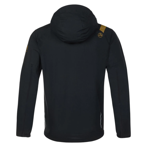 LA SPORTIVA POCKETSHELL JKT NEGRO AMARILLO CHAQUETA IMPERMEABLE HOMBRE,ARISTARUN