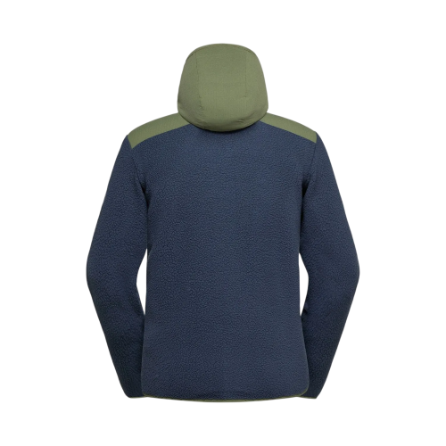 LA SPORTIVA FORRO POLAR GUIDANCE SHERPA HOODY AZUL VERDE HOMBRE VISTA FRONTAL,ARISTARUN
