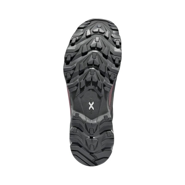 LA SPORTIVA ULTRA RAPTOR 3 GTX GRIS ROJO ZAPATILLAS TREKKING HOMBRE VISTA SUELA,ARISTARUN