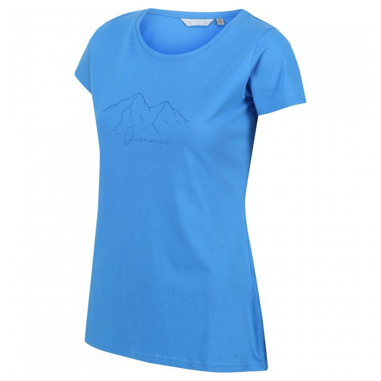 REGATTA  CAMISETA W BREEZED AZUL, ARISTARUN