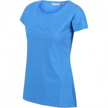 REGATTA  CAMISETA W BREEZED AZUL, ARISTARUN