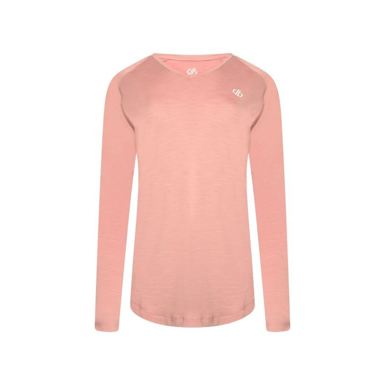 DARE2B CAMISETA MANGA LARGA MUJER DISCERN TEE POWDER PINK, ARISTARUN