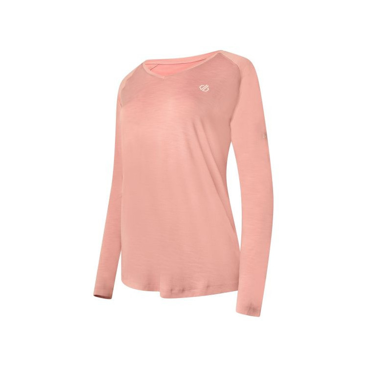 DARE2B CAMISETA MANGA LARGA MUJER DISCERN TEE POWDER PINK, ARISTARUN