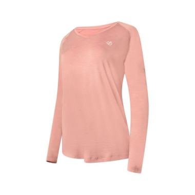 DARE2B CAMISETA MANGA LARGA MUJER DISCERN TEE POWDER PINK, ARISTARUN