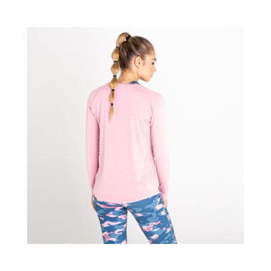 DARE2B CAMISETA MANGA LARGA MUJER DISCERN TEE POWDER PINK, ARISTARUN