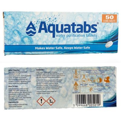AQUATABS PASTILLAS PURIFICADORAS, ARISTARUN
