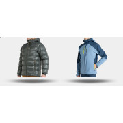 Men's down and padded trekking jackets.